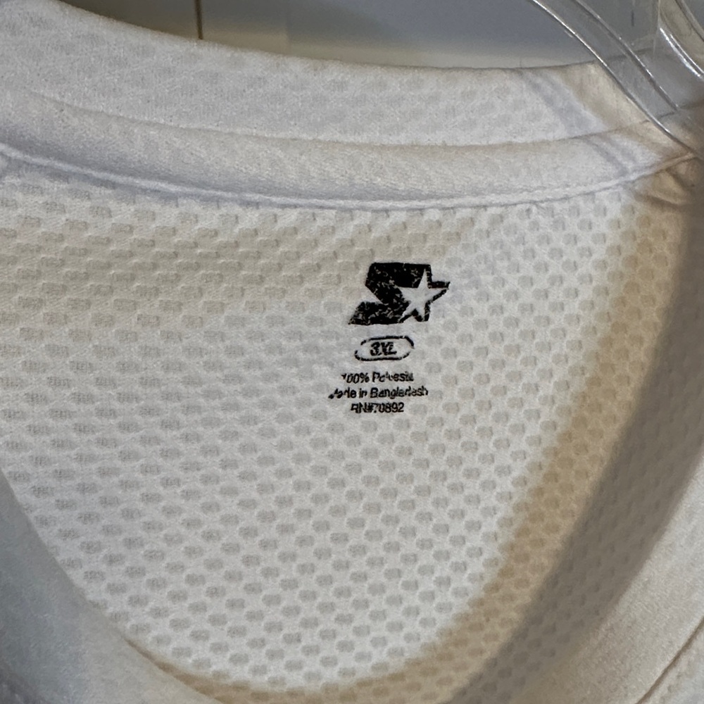 Starter Classic White Mesh Tee‎ - Picture 2 of 8